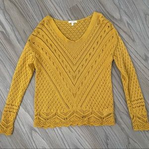 maurices yellow sweater